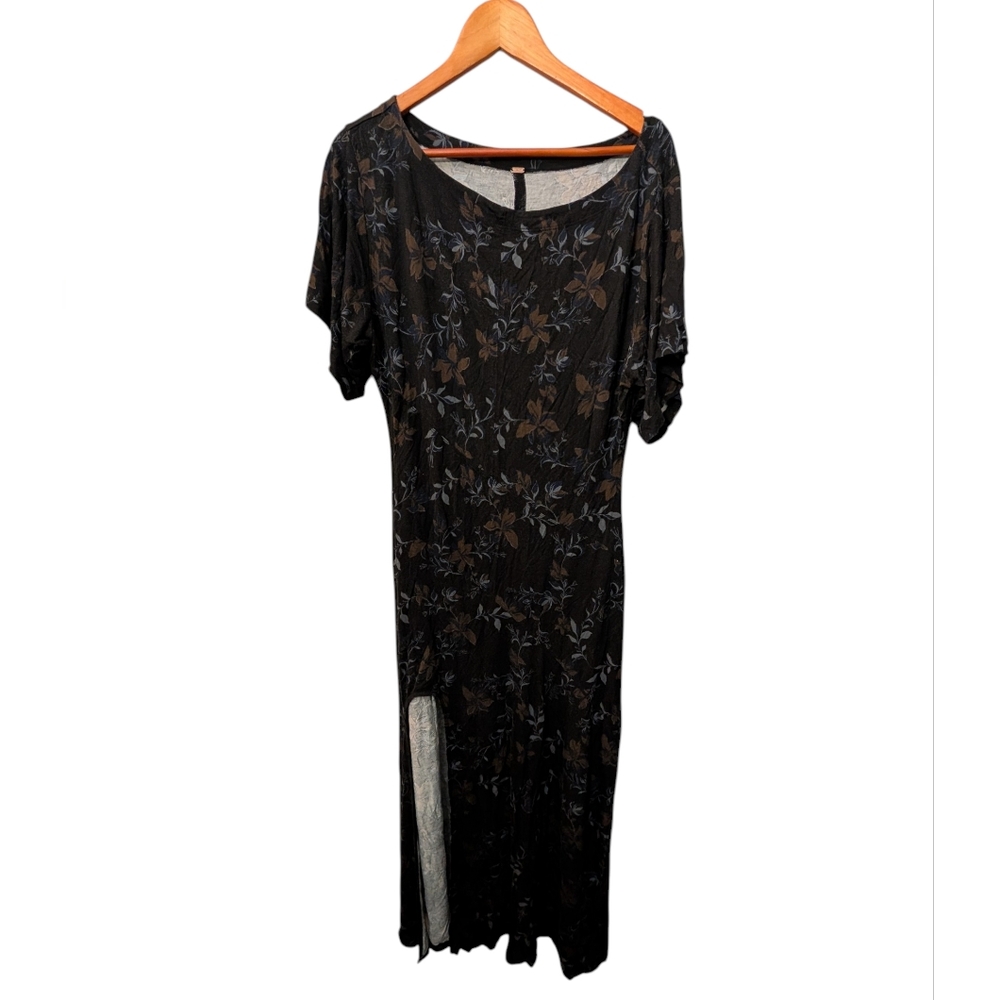 Free People Black Floral Maxi Dress